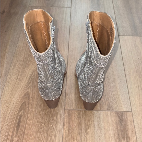 Crown Vintage rhinestone cowboy boots, 6M. - Picture 4 of 5
